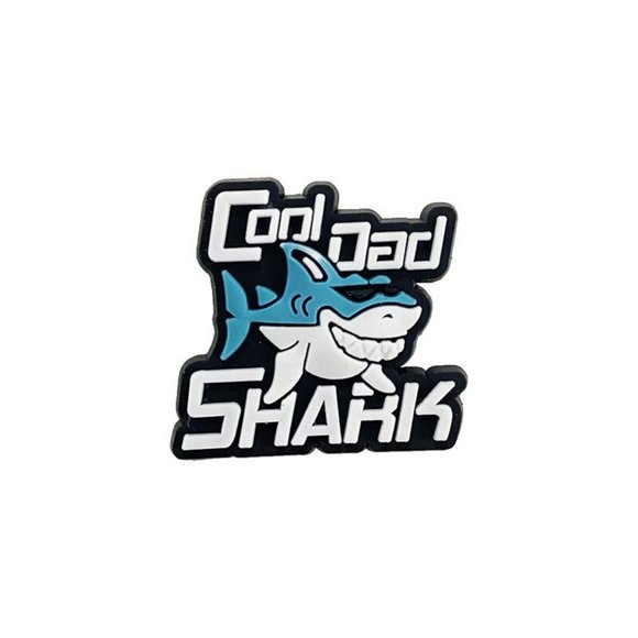 Cool Dad Shark Croc Charm - Picture 1 of 1